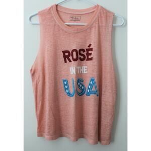 Miken Flow Women's Size Medium Cropped Sleeveless Tank Top Color Pink NWOT